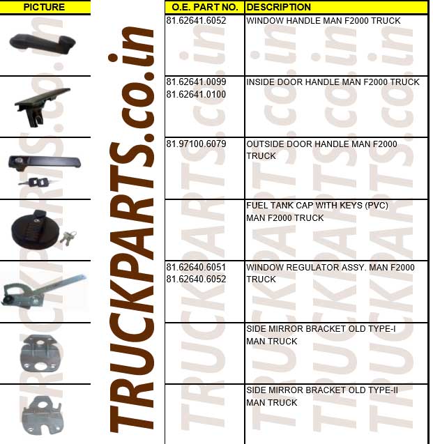 Mercedes trucks and trailer parts exporters in india #7